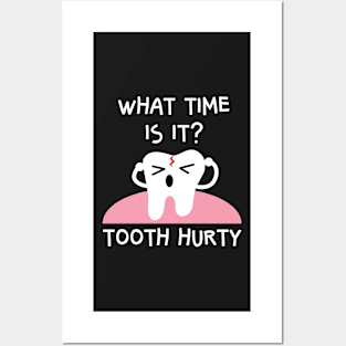 Tooth Hurty Pun Joke Posters and Art